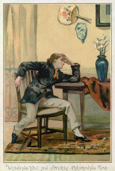 Wishing You An Utterly Charming Time, Victorian Christmas Card by Albert Jnr. Ludovici